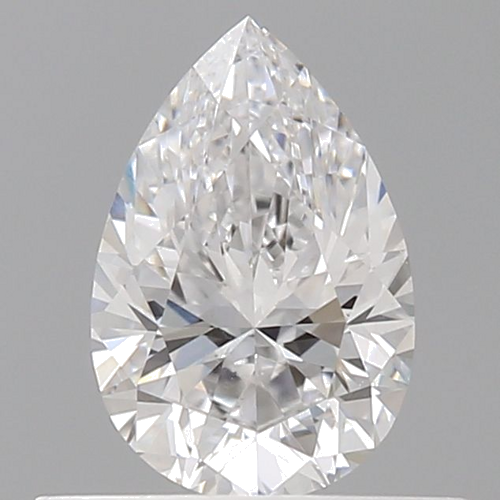 0.5 carat D-VS2 Natūralus Pear Deimantas (1)