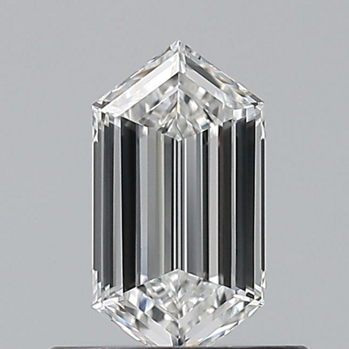 0.5 carat E-VVS1 Natūralus Hexagonal Deimantas (1)