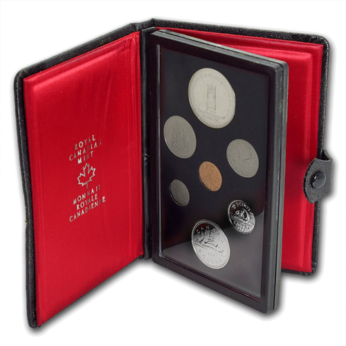 Канада Набор монет proof с серебряной монетой 1 доллар (1)