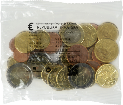 2023 Horvātija Eiro monētu sākumkomplekts (1)
