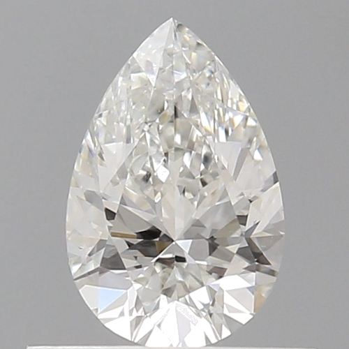 0.5 carat H-SI1 Natūralus Pear Deimantas (1)