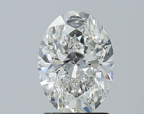 1.71 carat F-SI2 Natūralus Oval Deimantas (1)
