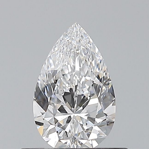 0.5 carat D-VVS1 Natūralus Pear Deimantas (1)
