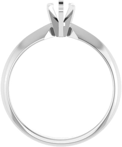 14K White 7x4 mm Marquise Solitaire Engagement Ring Mounting (2)