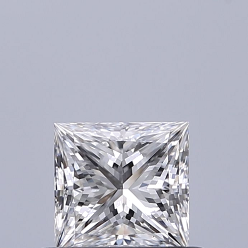 0.51 carat E-VVS2 Natūralus Princess Deimantas (1)