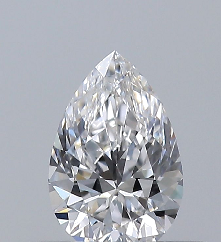 0.32 carat F-VVS2 Natūralus Pear Deimantas (1)