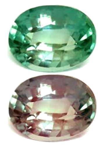 0.68 carat GREEN Oval Alexandrite (1)