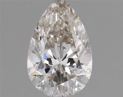 0.85 carat I-SI1 Natūralus Pear Deimantas (1)