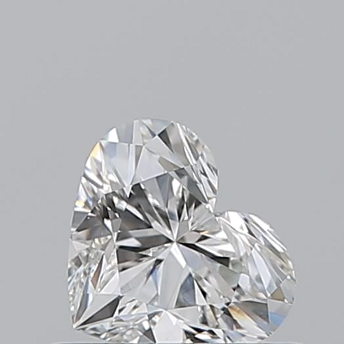 0.5 carat H-VS1 Natūralus Heart Deimantas (1)