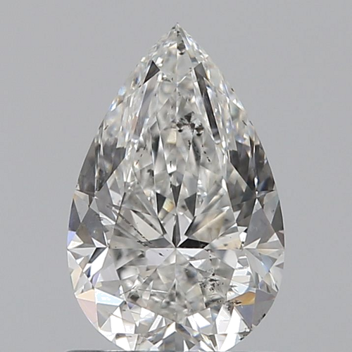 0.9 carat G-SI2 Natūralus Pear Deimantas (1)