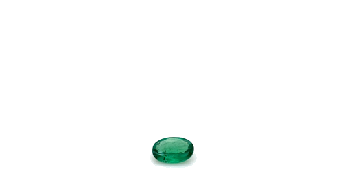 0.38 carat GREEN Oval Smaragdas (1)