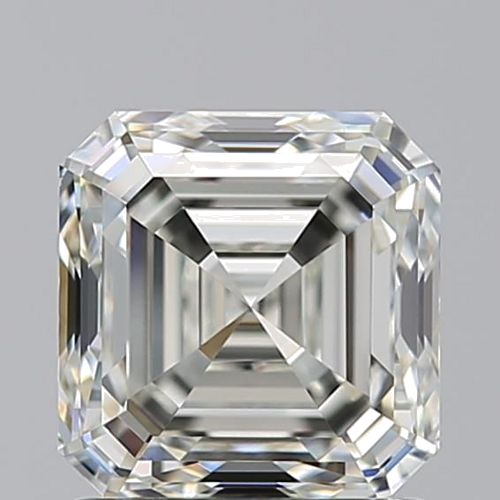 1.5 carat K-VS1 Natūralus Asscher Deimantas (1)