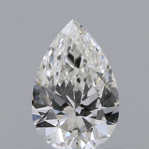 0.3 carat G-VVS2 Natūralus Pear Deimantas (1)