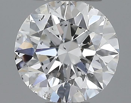0.52 carat F-SI2 Excellent cut Natūralus Round Deimantas (1)