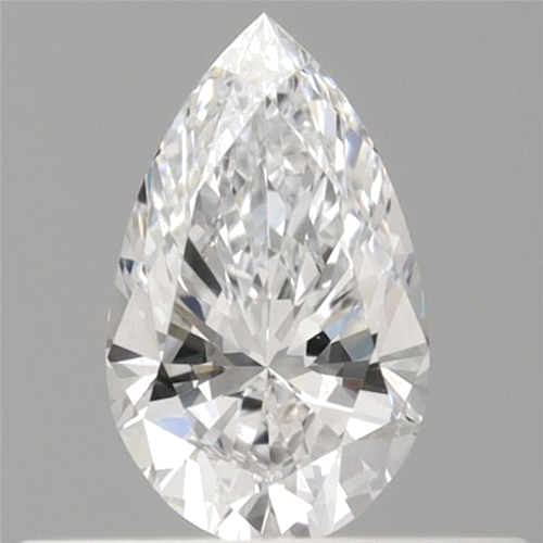 0.31 carat D-VVS2 Natūralus Pear Deimantas (1)