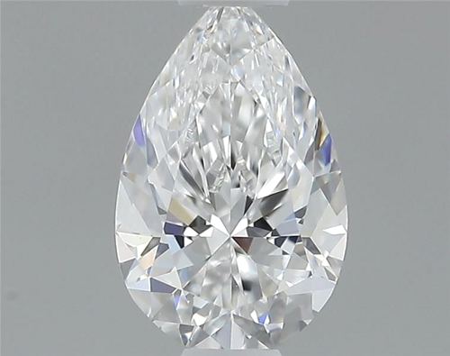0.38 carat E-VVS2 Natūralus Pear Deimantas (1)