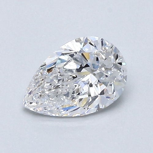 0.71 carat D-SI1 Natūralus Pear Deimantas (1)