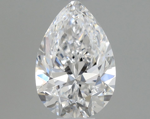 0.45 carat D-VS2 Natūralus Pear Deimantas (1)