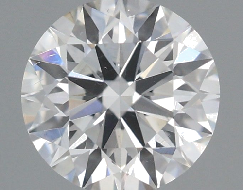 0.51 carat I-SI1 Excellent cut Natūralus Round Deimantas (1)