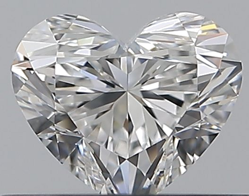 0.4 carat F-VVS1 Natūralus Heart Deimantas (1)
