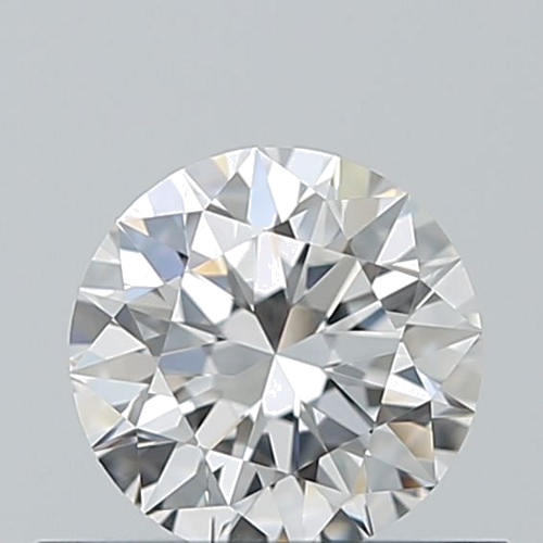 0.5 carat F-VVS1 Excellent cut Natūralus Round Deimantas (1)
