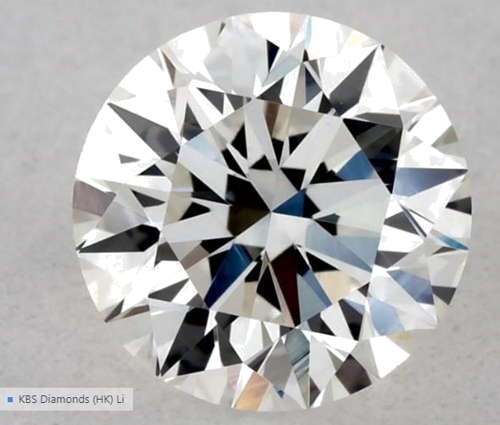 0.54 carat H-VS1 Excellent cut Natūralus Round Deimantas (1)