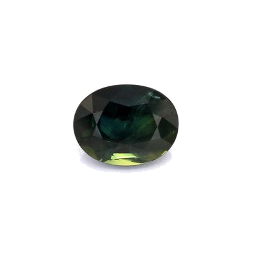 2.96 carat BLUE BRILLIANTSTEP cut Oval Safyras (1)
