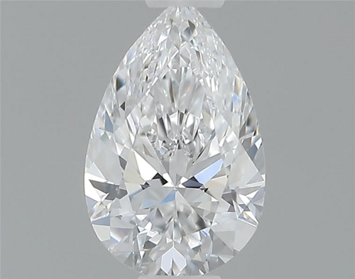 0.35 carat D-VVS2 Natūralus Pear Deimantas (1)