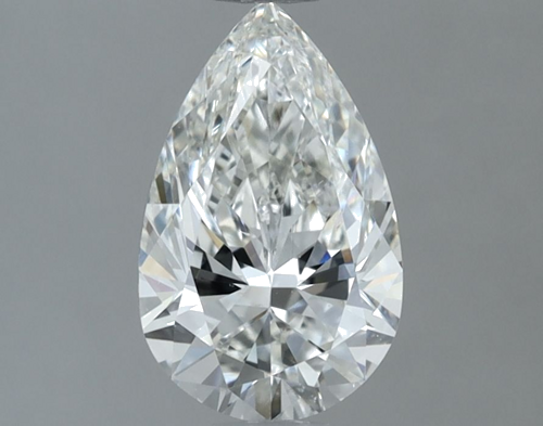 1.0 carat H-VS2 Natūralus Pear Deimantas (1)