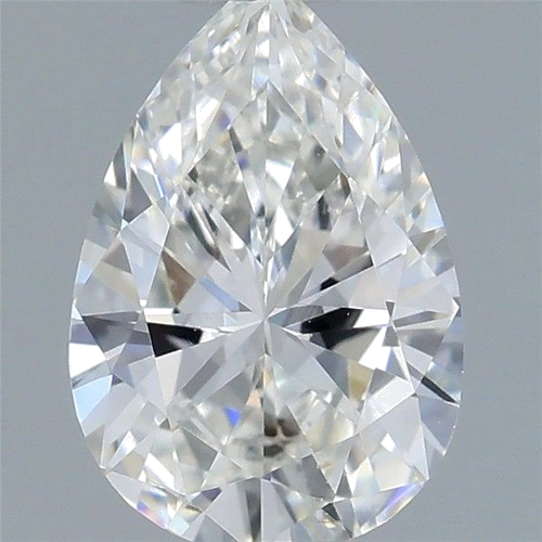 0.53 carat G-SI1 Natūralus Pear Deimantas (1)