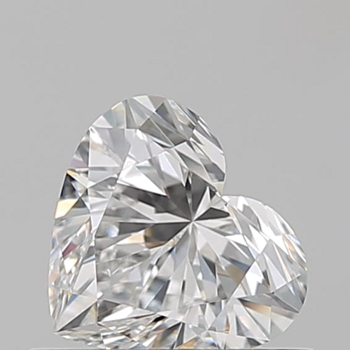 0.61 carat F-VS1 Natūralus Heart Deimantas (1)