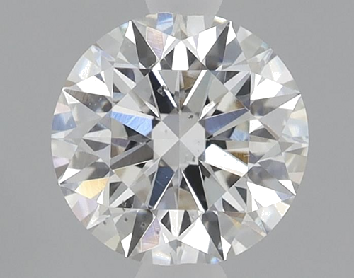 0.53 carat G-SI1 Excellent cut Natūralus Round Deimantas (1)