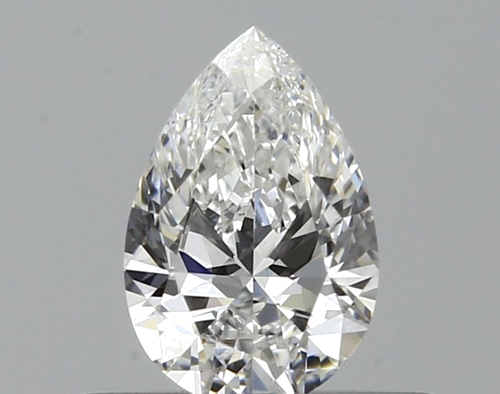 0.3 carat E-VVS1 Natūralus Pear Deimantas (1)