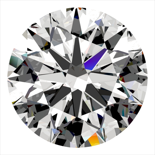 0.3 carat E-VVS2 Excellent cut Natūralus Round Deimantas (1)