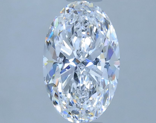 0.63 carat D-VS2 Natūralus Oval Deimantas (1)