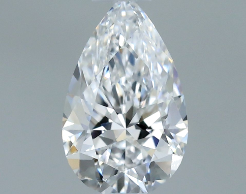 0.3 carat D-VVS2 Natūralus Pear Deimantas (1)
