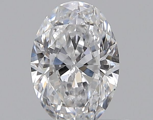 0.4 carat D-SI2 Natūralus Oval Deimantas (1)