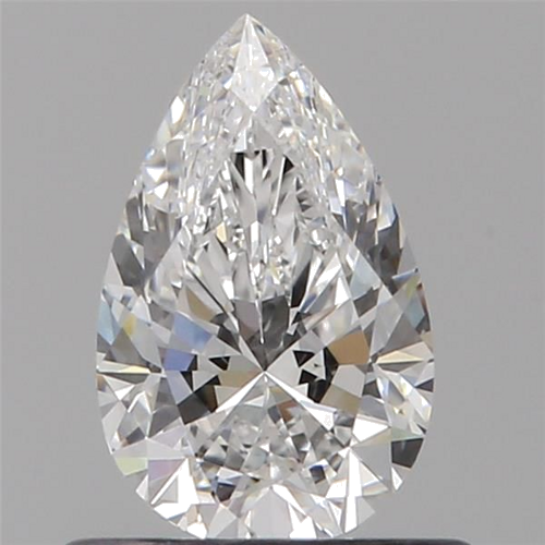 0.58 carat D-VS1 Natūralus Pear Deimantas (1)