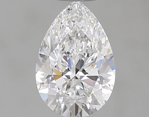 0.56 carat E-VVS2 Natūralus Pear Deimantas (1)