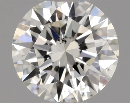 0.37 carat K-SI1 Excellent cut Natūralus Round Deimantas (1)