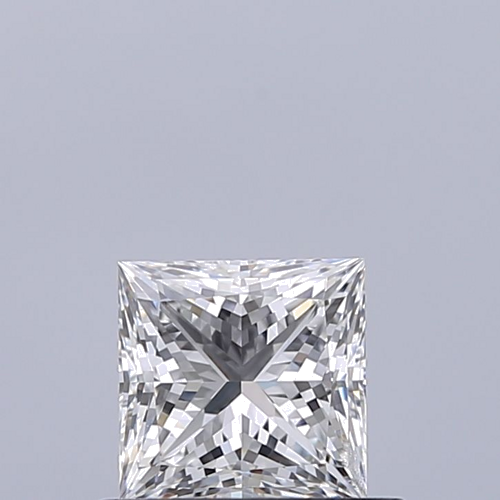 0.59 carat F-VVS1 Natūralus Princess Deimantas (1)