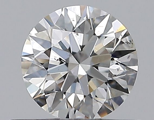 0.5 carat G-SI2 Excellent cut Natūralus Round Deimantas (1)
