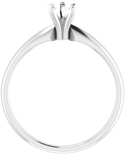 Sužadėtuvių Žiedas „Solitaire“ 585 Baltojo Aukso Pear Shape 6.5mm x 4.5mm (2)