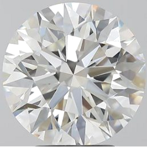 3.7 carat H-VS2 Excellent cut Natūralus Round Deimantas (1)