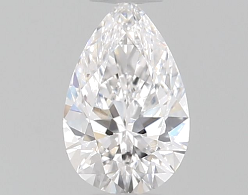 0.25 carat E-VVS2 Natūralus Pear Deimantas (1)