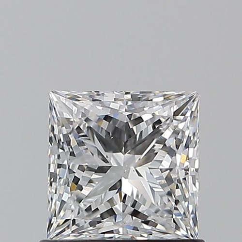 0.9 carat D-VS2 Natūralus Princess Deimantas (1)