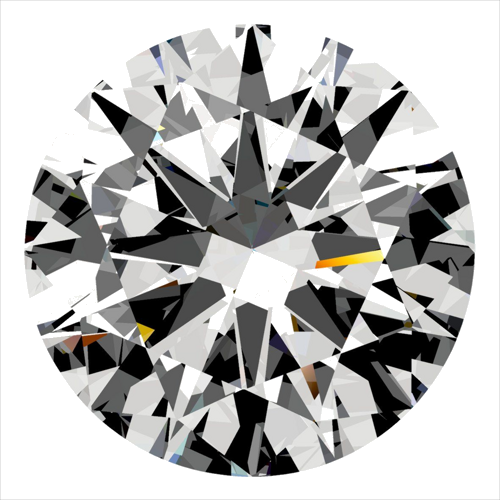 0.3 carat E-VS2 Very Good cut Natūralus Round Deimantas (1)