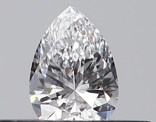 0.23 carat D-VVS2 Natūralus Pear Deimantas (1)