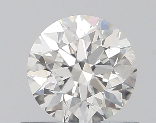 0.57 carat G-SI2 Excellent cut Natūralus Round Deimantas (1)