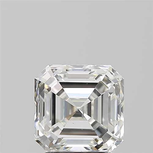 2.01 carat H-SI1 Natūralus Asscher Deimantas (1)